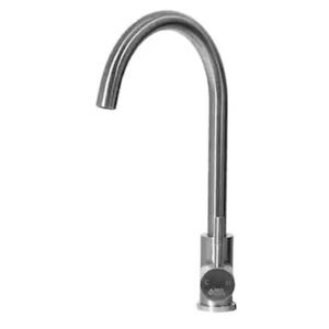 BBQ Guys signature stainless steel gooseneck faucet